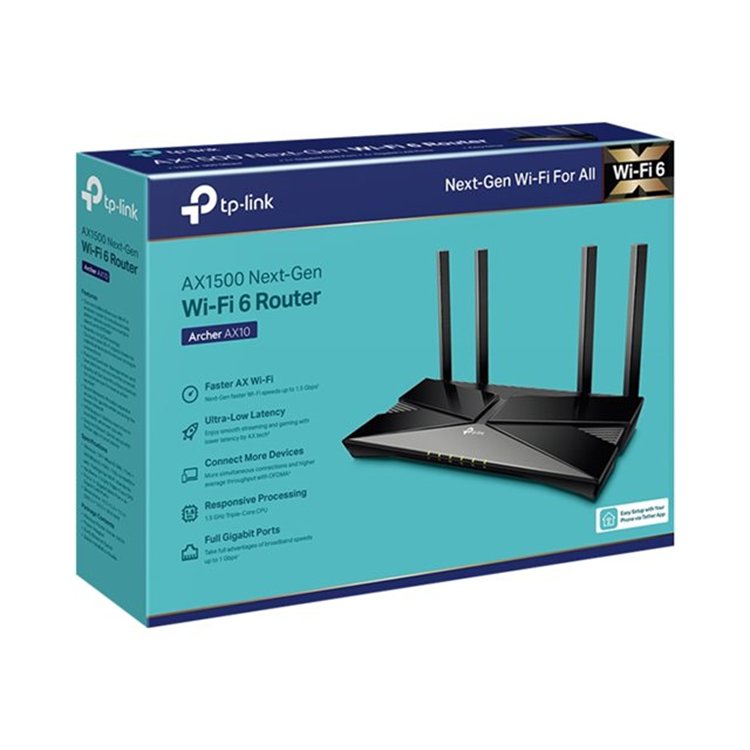 AX1500 Wi-Fi 6 Router Broadcom 1.5GHz