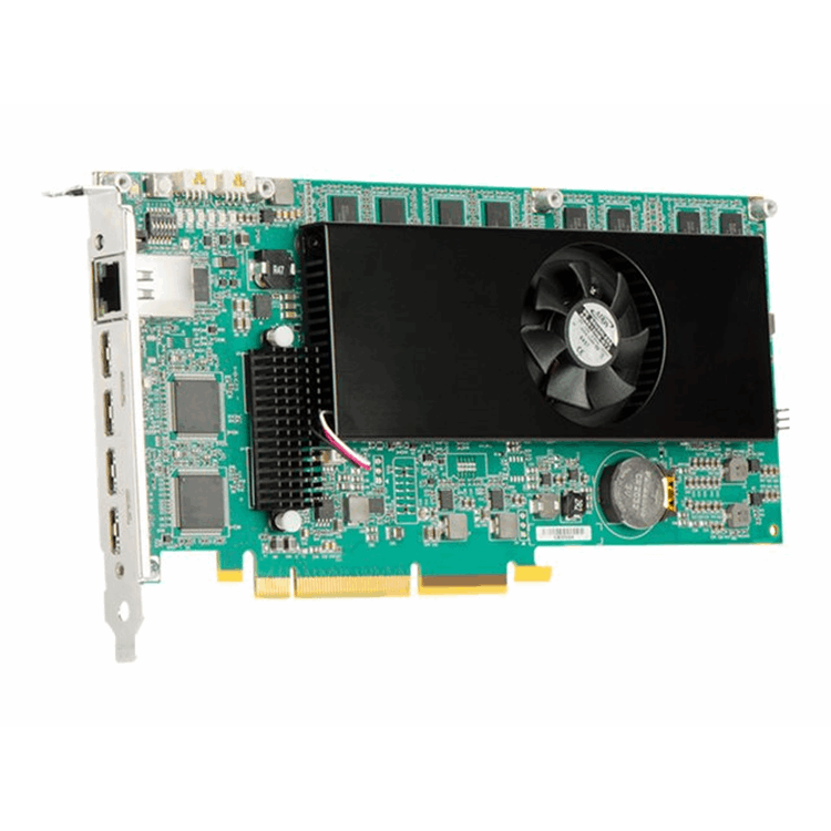 Maevex 6100 encoder quad mini-HDMI in 1GB Ethernet PCIe x16