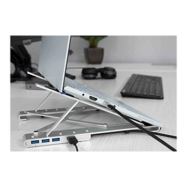 Targus Portable Stand+USB-A Hub Silver Targus Portable Stand+USB-A Hub Silver
