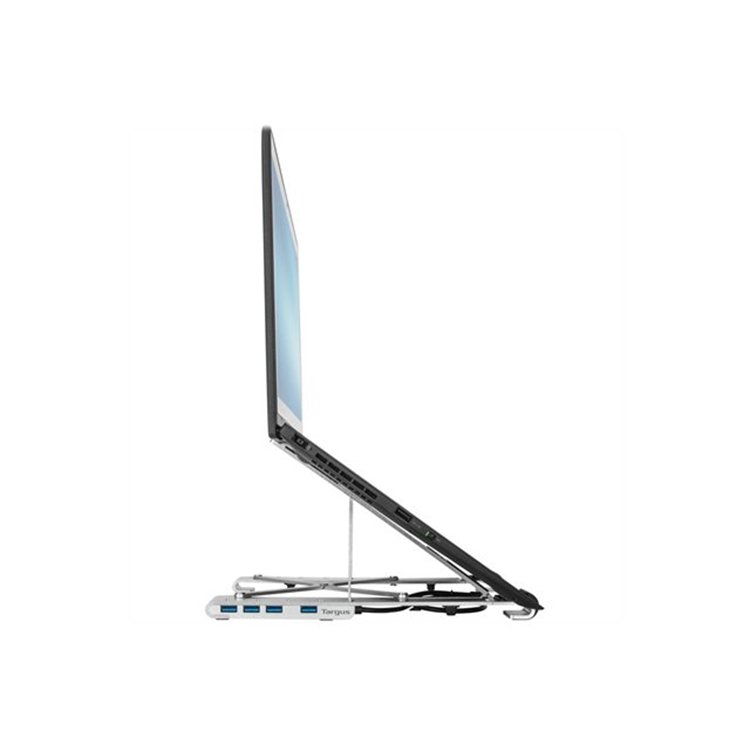 Targus Portable Stand+USB-A Hub Silver Targus Portable Stand+USB-A Hub Silver