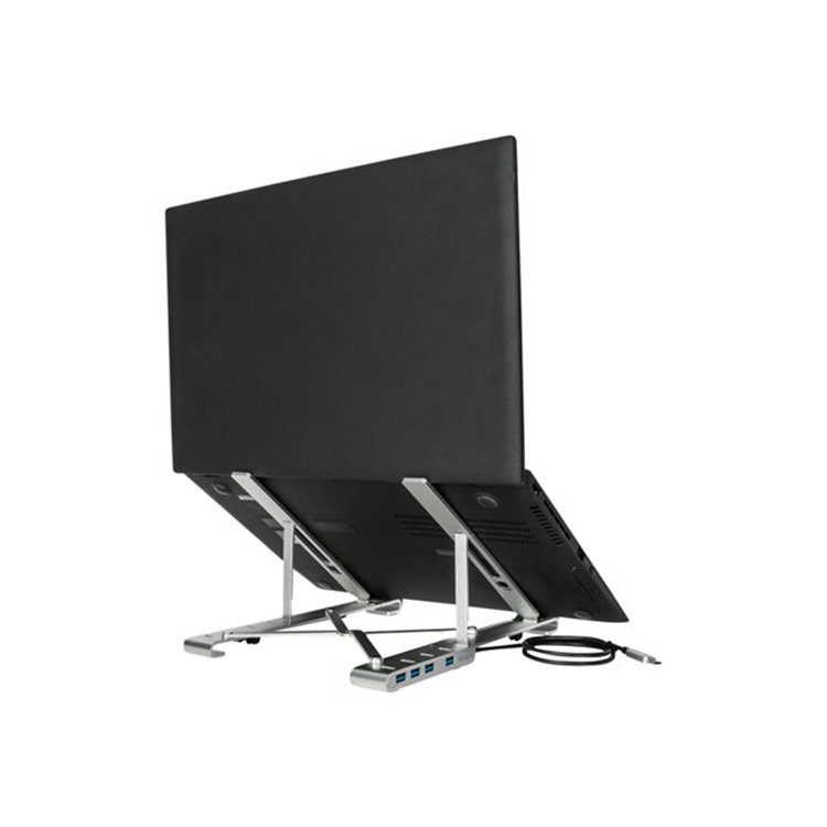 Targus Portable Stand+USB-A Hub Silver Targus Portable Stand+USB-A Hub Silver
