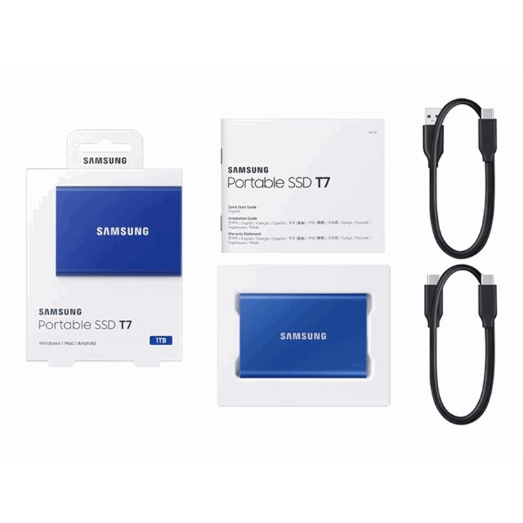 Portable SSD T7 1TB BLUE Portable SSD T7 1TB BLUE