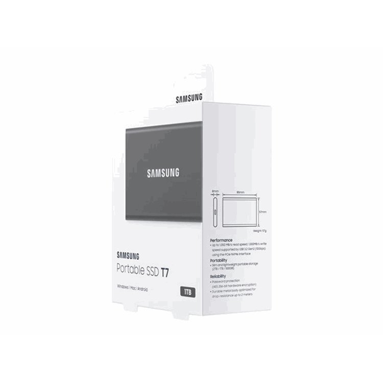 Portable SSD T7 1TB GREY Portable SSD T7 1TB GREY