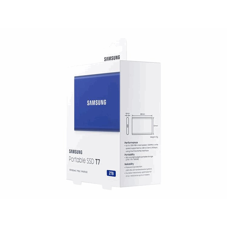 Portable SSD T7 2TB BLUE Portable SSD T7 2TB BLUE