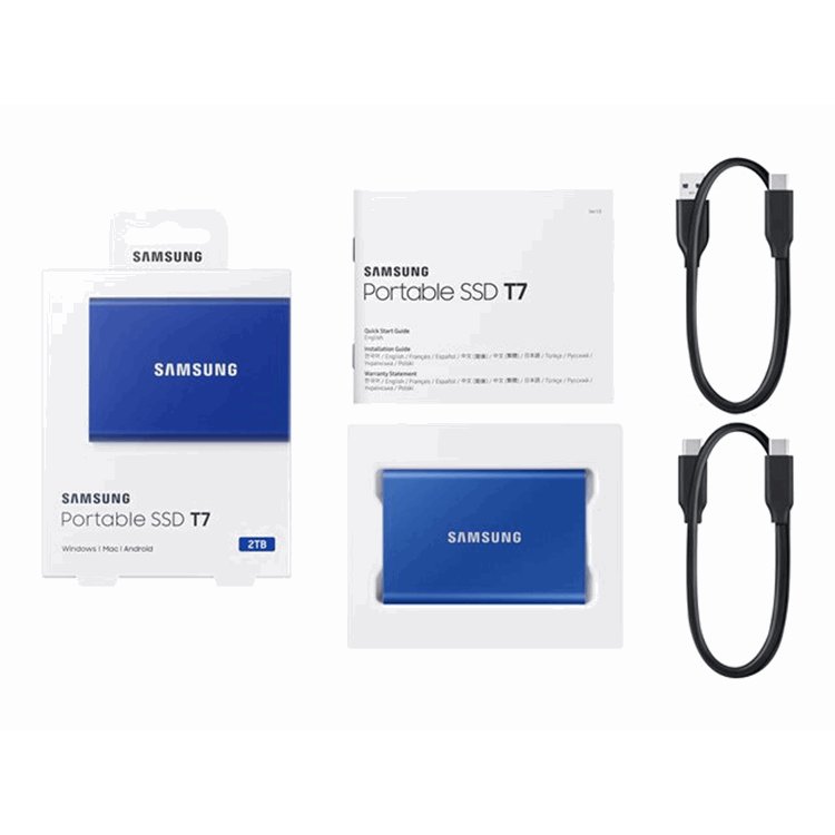 Portable SSD T7 2TB BLUE Portable SSD T7 2TB BLUE