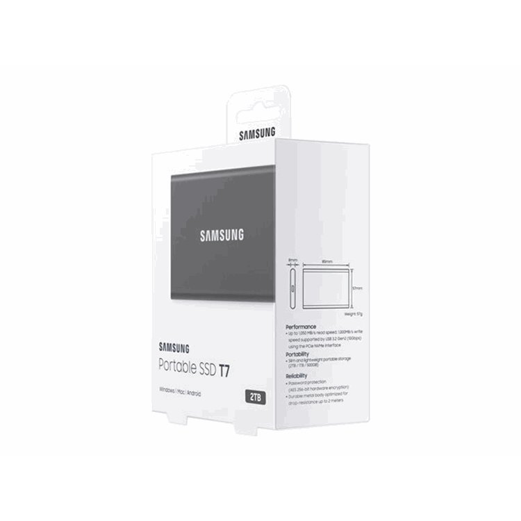 Portable SSD T7 2TB GREY Portable SSD T7 2TB GREY