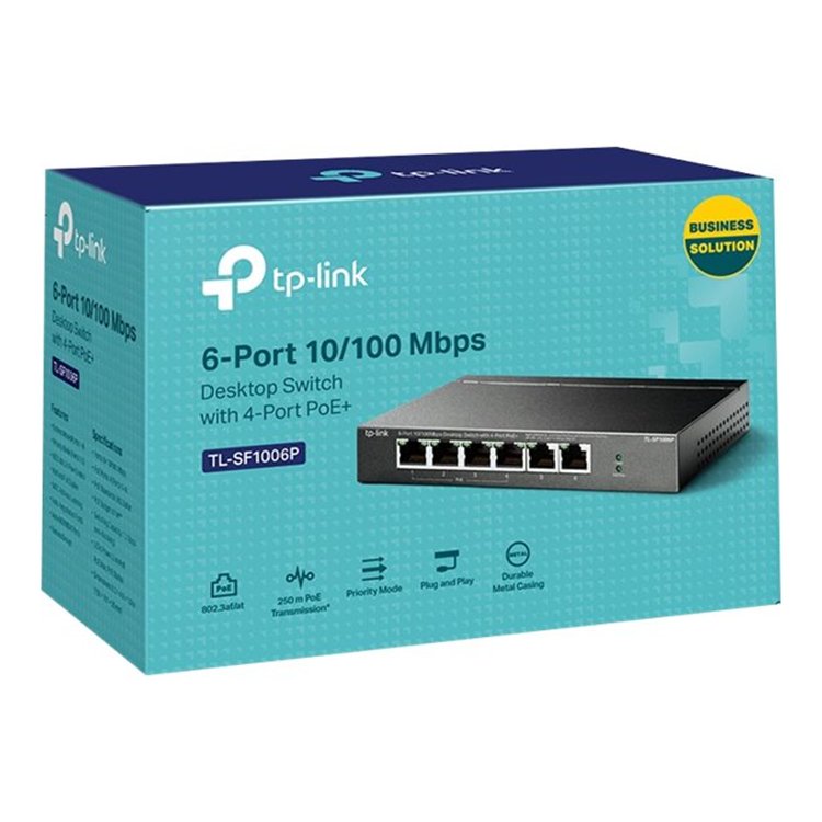 6-Port 10/100 Mbps Desktop Switch