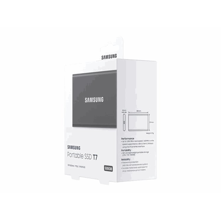Portable SSD T7 500GB GREY Portable SSD T7 500GB GREY