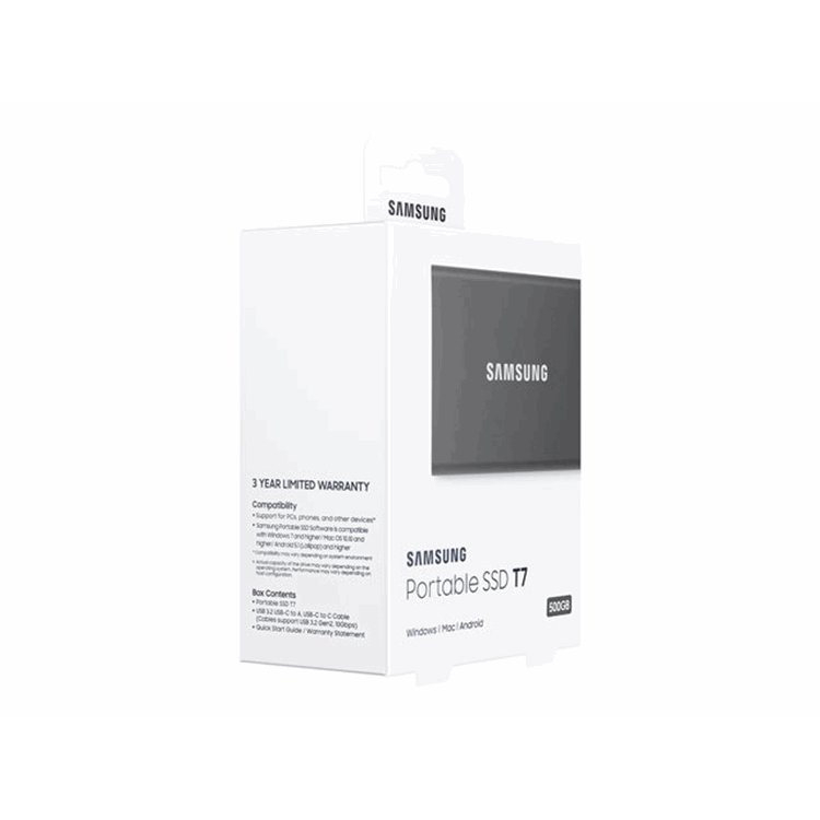 Portable SSD T7 500GB GREY Portable SSD T7 500GB GREY