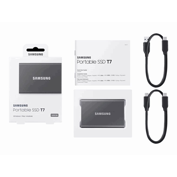 Portable SSD T7 500GB GREY Portable SSD T7 500GB GREY