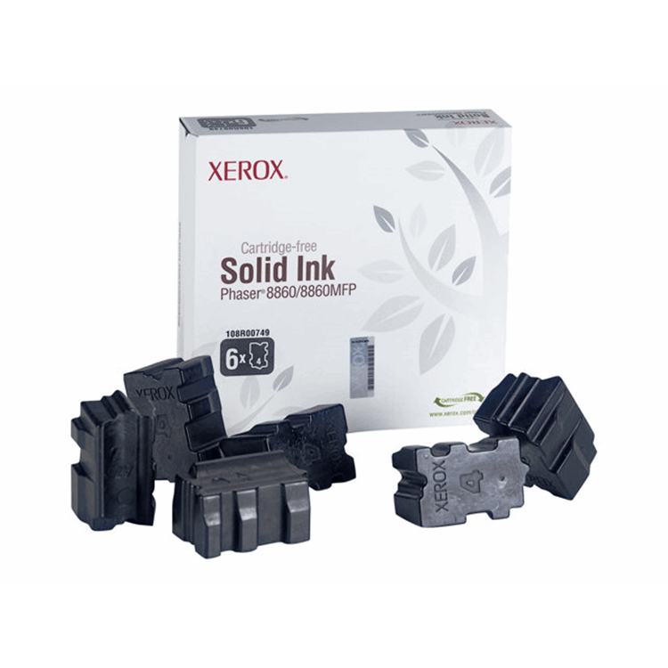 Solid Ink/Black f Ph 8860/8860MFP 6pk