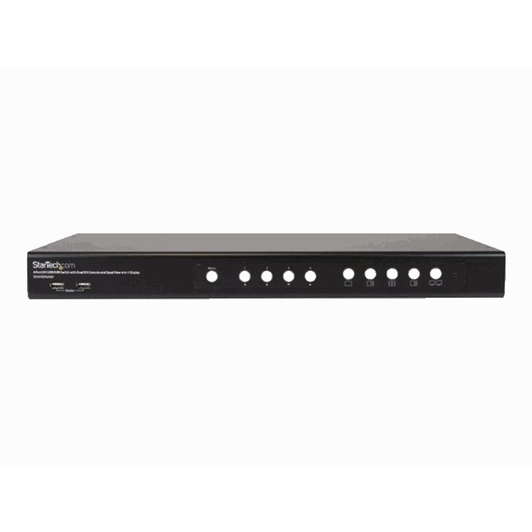 4 Port DVI Quad-View KVM Switch