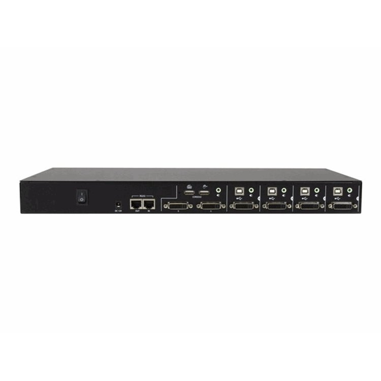 4 Port DVI Quad-View KVM Switch