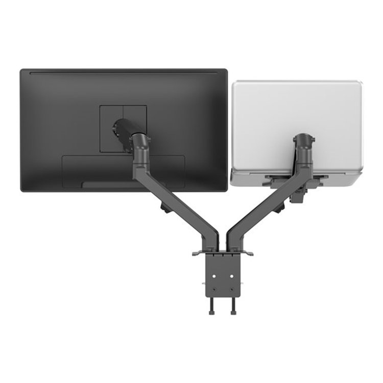 VISION Monitor Desk Arm Dual Matt Black