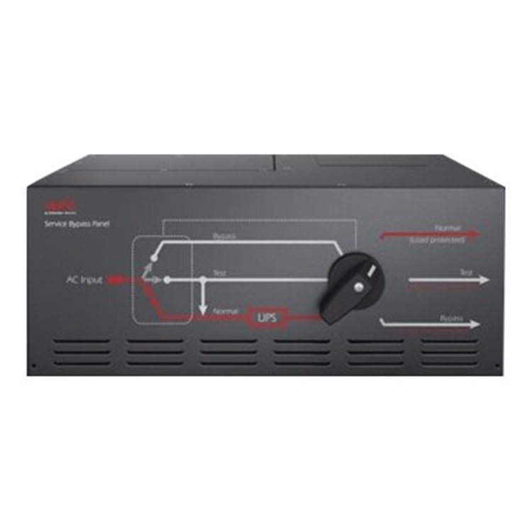 APC SERVICE BYPASS PANEL 230V 125A HW INPUT IEC-320 OUTPUT (8) C19