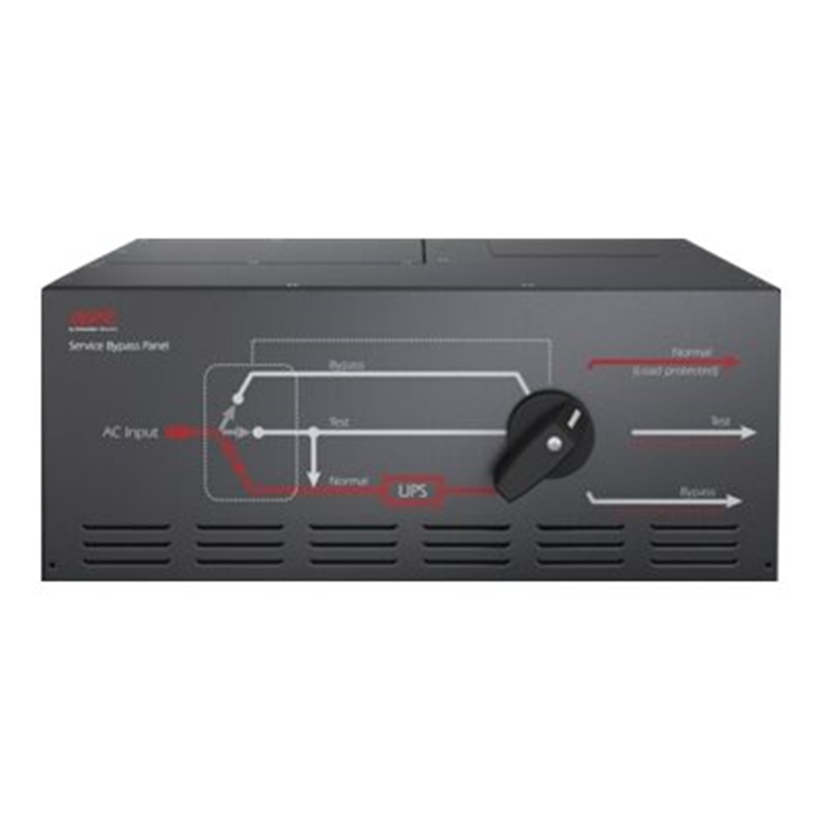 APC SERVICE BYPASS PANEL 230V 125A HW INPUT IEC-320 OUTPUT (8) C19