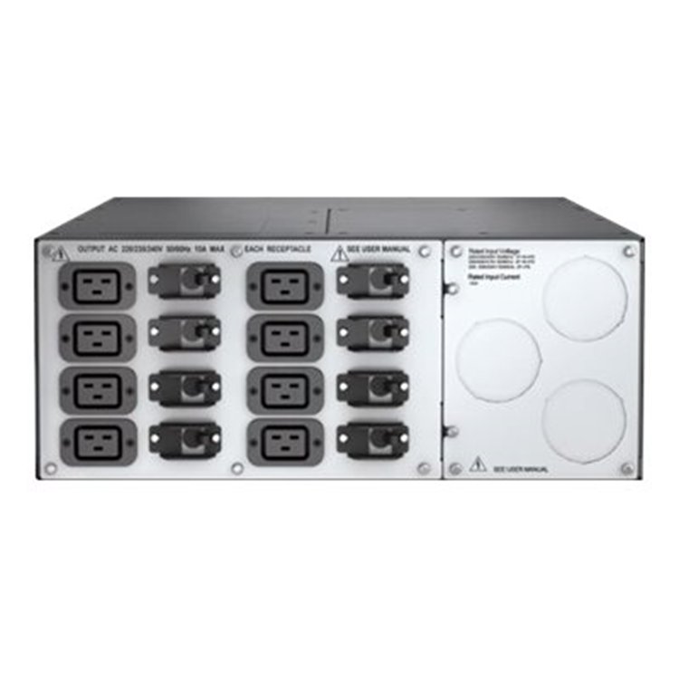 APC SERVICE BYPASS PANEL 230V 125A HW INPUT IEC-320 OUTPUT (8) C19