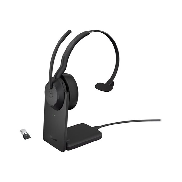 Jabra Evolve2 55 Link380a MS Mono Stand Jabra Evolve2 55 Link380a MS Mono Stand