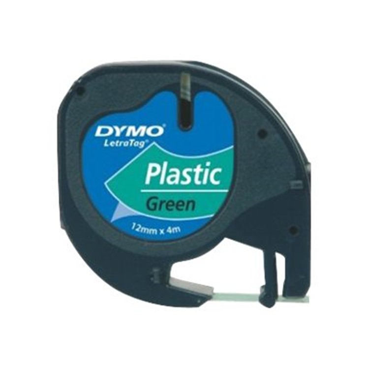LETRATAG TAPE PLASTIC GROEN