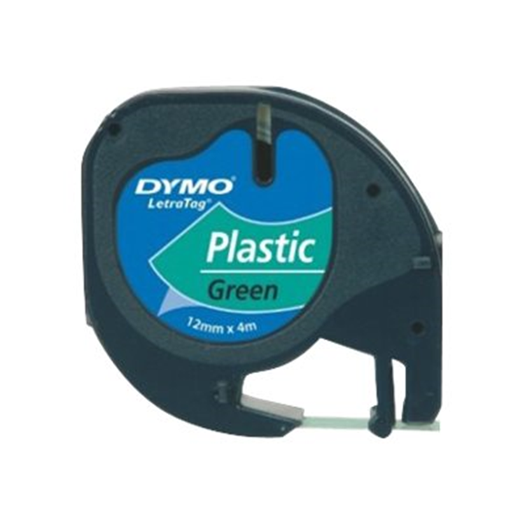 LETRATAG TAPE PLASTIC GROEN
