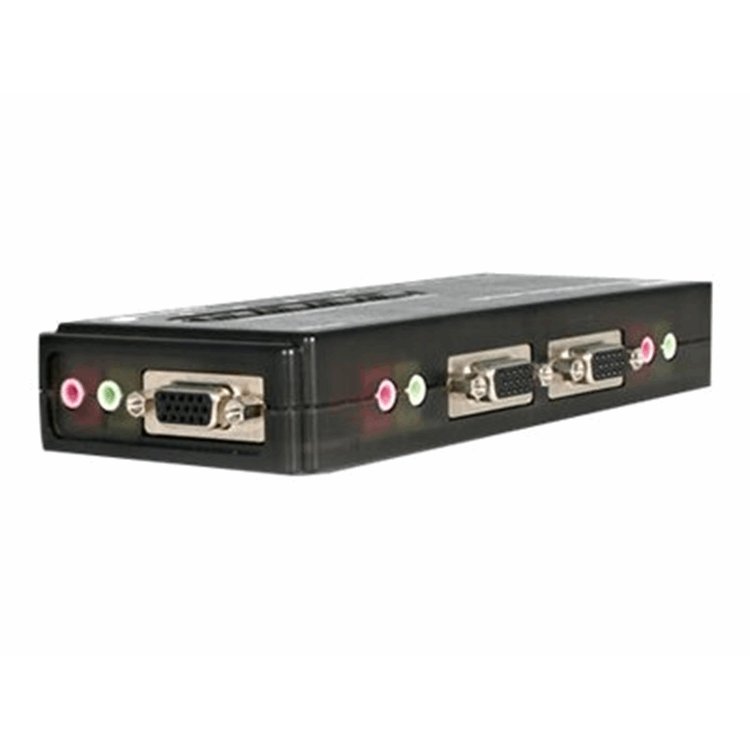 4 PORT MINI USB KVM KIT WITH CAB