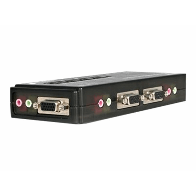 4 PORT MINI USB KVM KIT WITH CAB