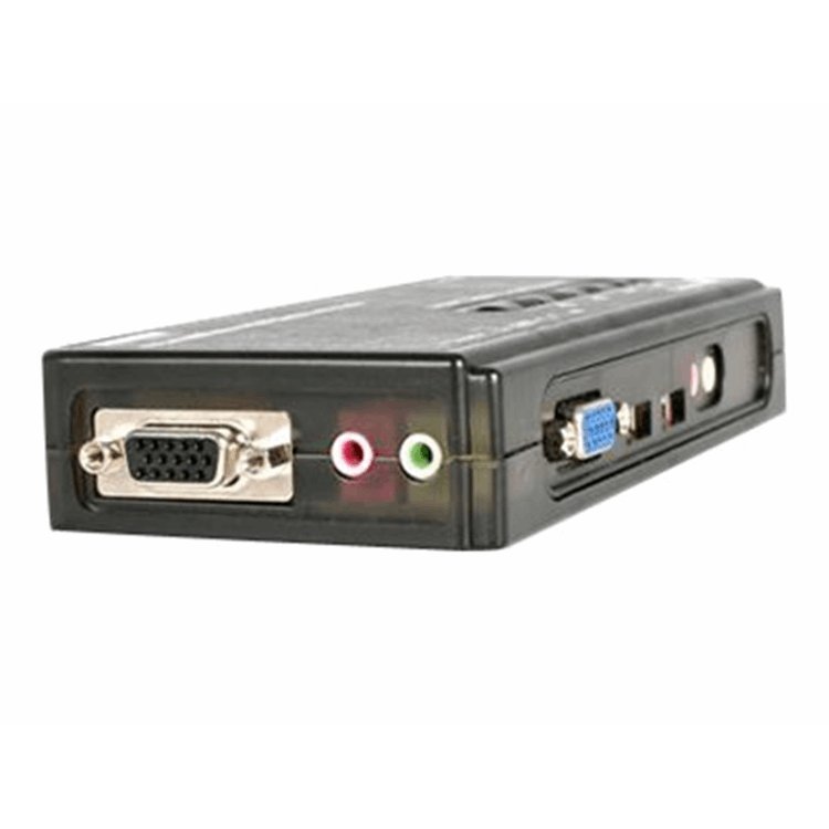 4 PORT MINI USB KVM KIT WITH CAB