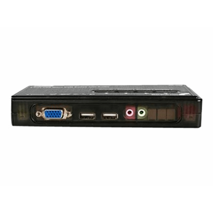4 PORT MINI USB KVM KIT WITH CAB
