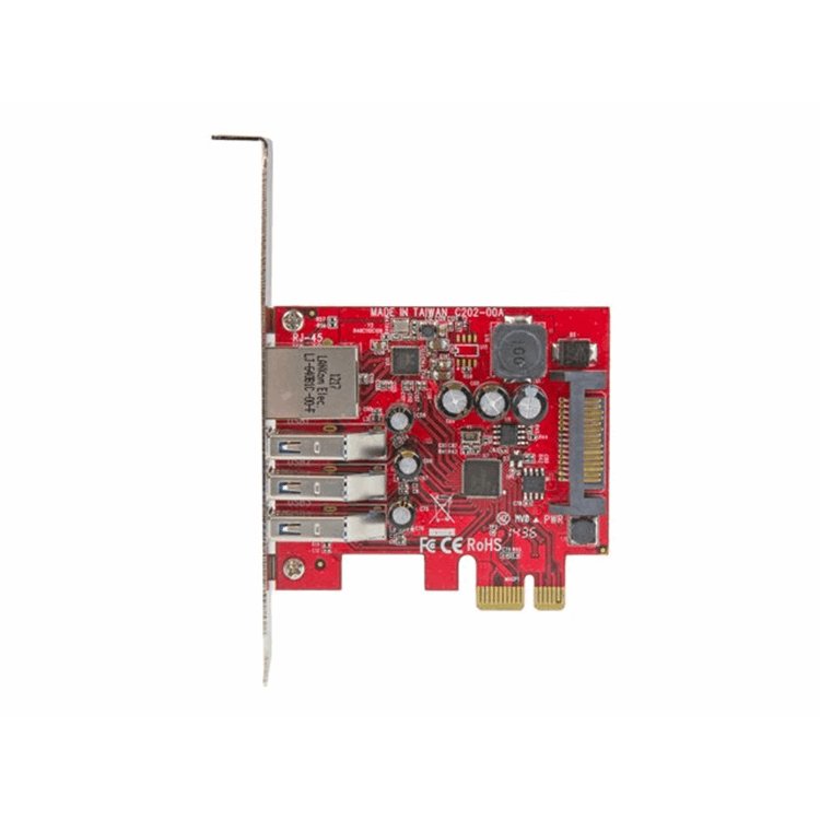 3Pt PCIe USB 3.0 Card + Gigabit Ethernet 3Pt PCIe USB 3.0 Card + Gigabit Ethernet