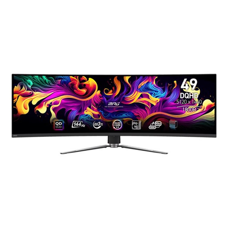 MPG 491CQP QD-OLED 49i QD-OLED Curve 1800R 5120x1440 144HZ NA Tilt 3y Warranty MPG 491CQP QD-OLED 49i QD-OLED Curve 1800R 5120x1440 144HZ NA Tilt 3y Warranty