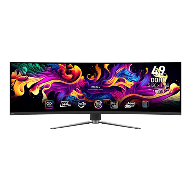 MPG 491CQP QD-OLED 49i QD-OLED Curve 1800R 5120x1440 144HZ NA Tilt 3y Warranty