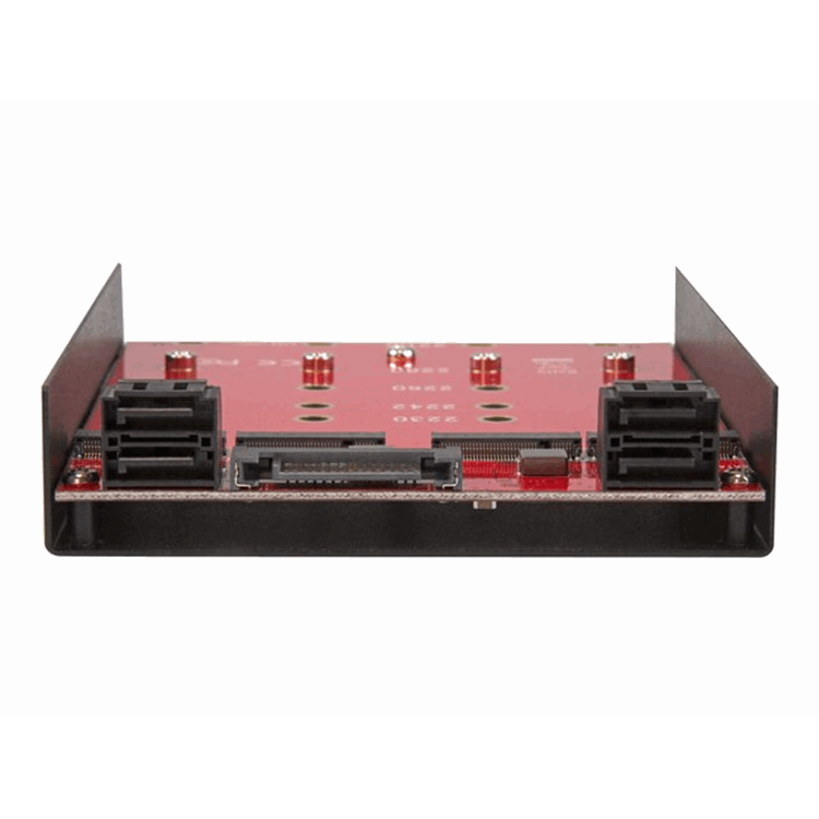 4x M.2 to SATA 3.5in mounting adapter