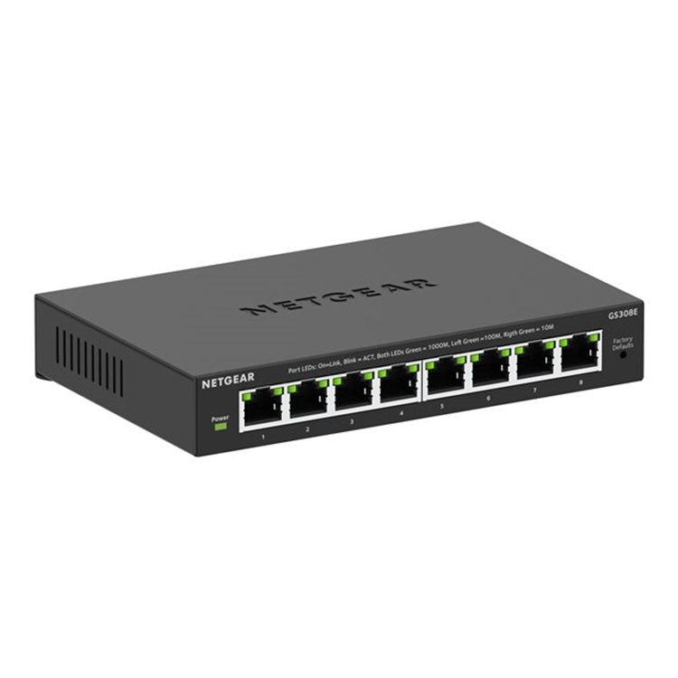 8PT GIGABIT PLUS SWITCH GS308E