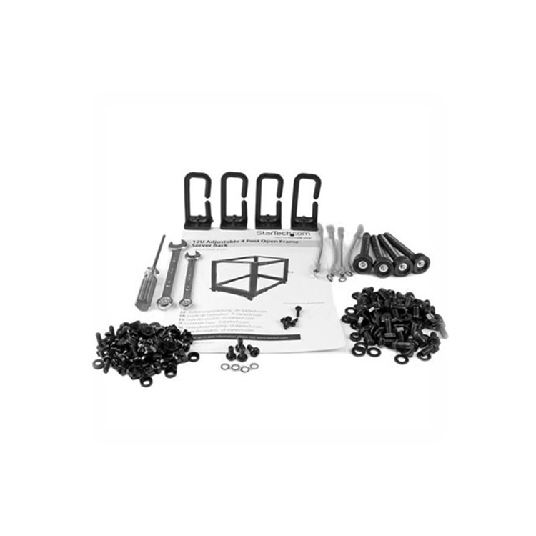 12U Adjustable Depth 4 Post Server Rack