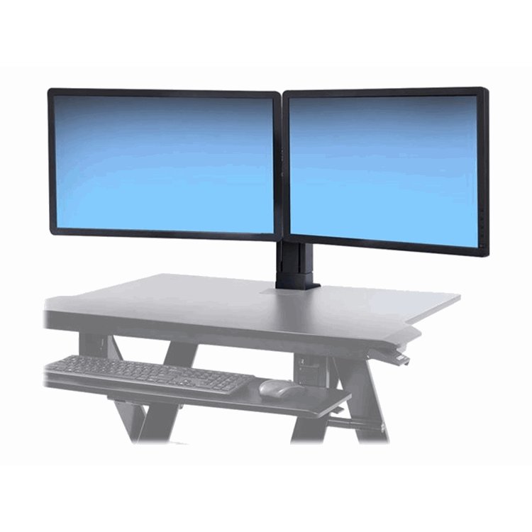 WorkFit Dual Monitor Kit Black