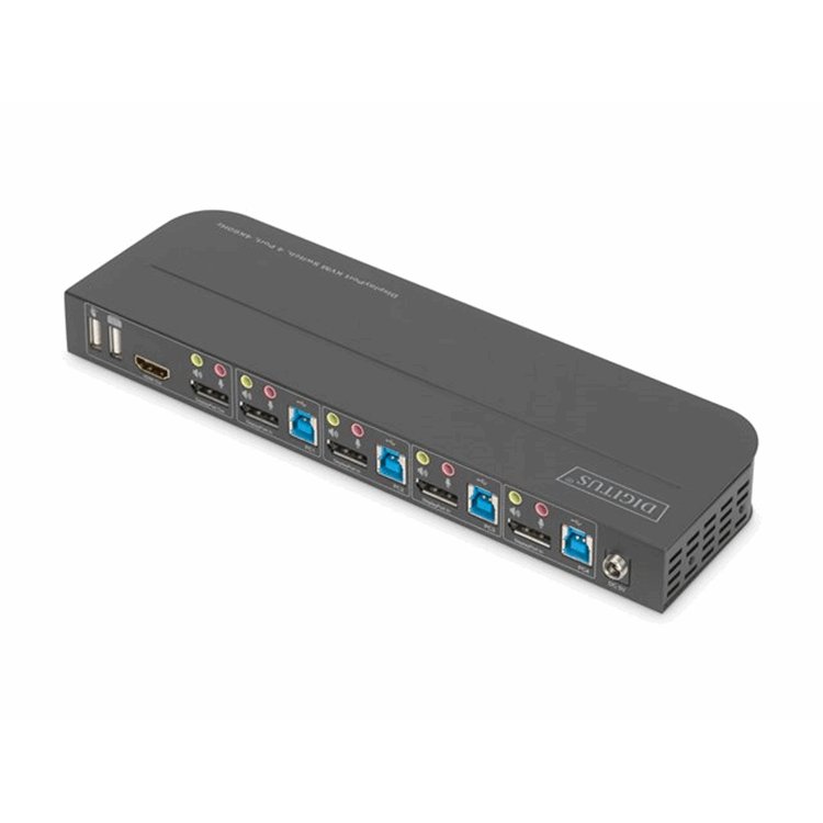 KVM Switch 4x1 DP DP/HDMI Out USB 4Kx2K