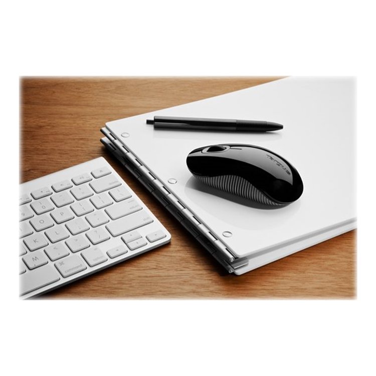 Bluetrace Wireless Mouse Black. Black. Plastic