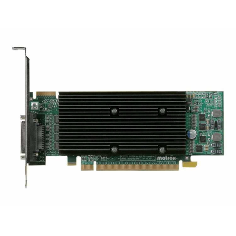 M9140 512MB DDR2 PCIe x16 Low Profile 1xKX-20 to 4xDVI-I - 1920x1200(digital)/1920x1200(analog) fanl