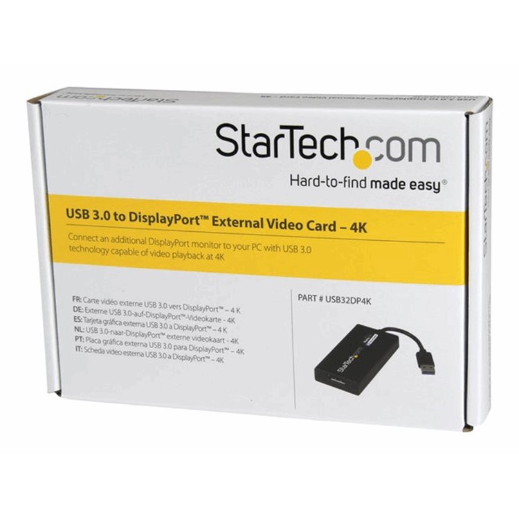 USB 3.0 to DisplayPort Adapter - 4K USB 3.0 to DisplayPort Adapter - 4K