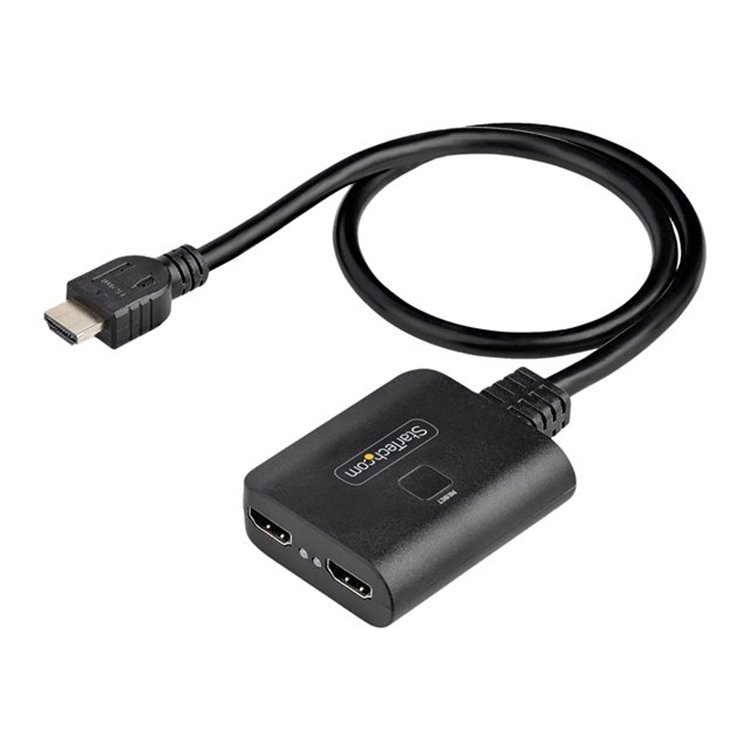 2-Port HDMI Splitter 1 In 2 Out, 4K 60Hz