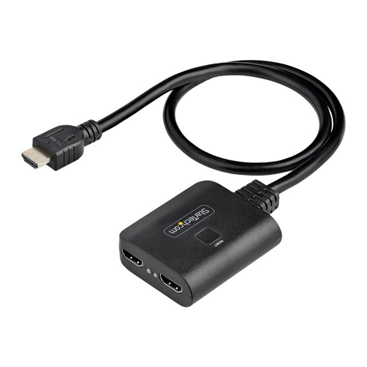 2-Port HDMI Splitter 1 In 2 Out, 4K 60Hz