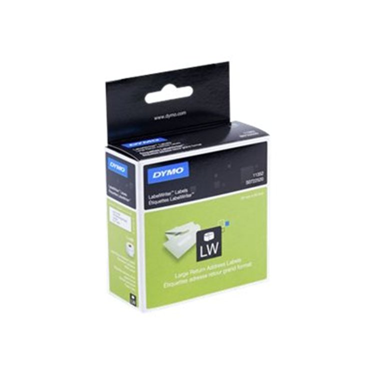 LW ETIKETTEN RETOURADRES GROOT 25*54MM (1X500) LW ETIKETTEN RETOURADRES GROOT 25*54MM (1X500)