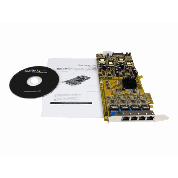 4 Port Gigabit PoE PCIe Network Card 4 Port Gigabit PoE PCIe Network Card