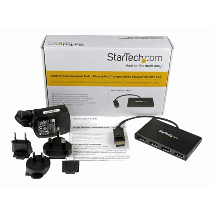 MST Hub - DisplayPort to 4x DisplayPort
