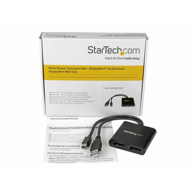 MST Hub - mDP to 2x DisplayPort