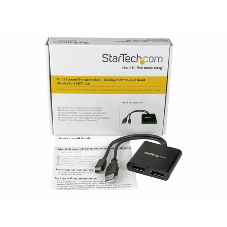 MST Hub - mDP to 2x DisplayPort