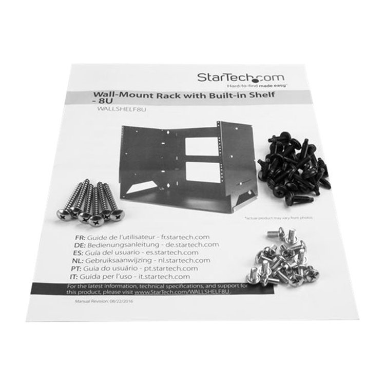 8U WALL-MOUNT SERVER RACK WITH SHELF 8U WALL-MOUNT SERVER RACK WITH SHELF