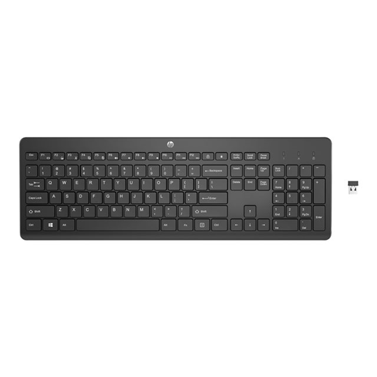 HP 230 Wireless Keyboard Black EURO