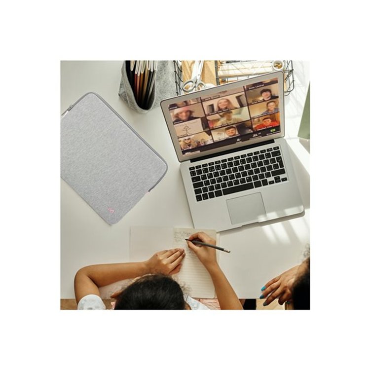 Skin Memory Foam Sleeve 12.5-14i - Greyand Pink