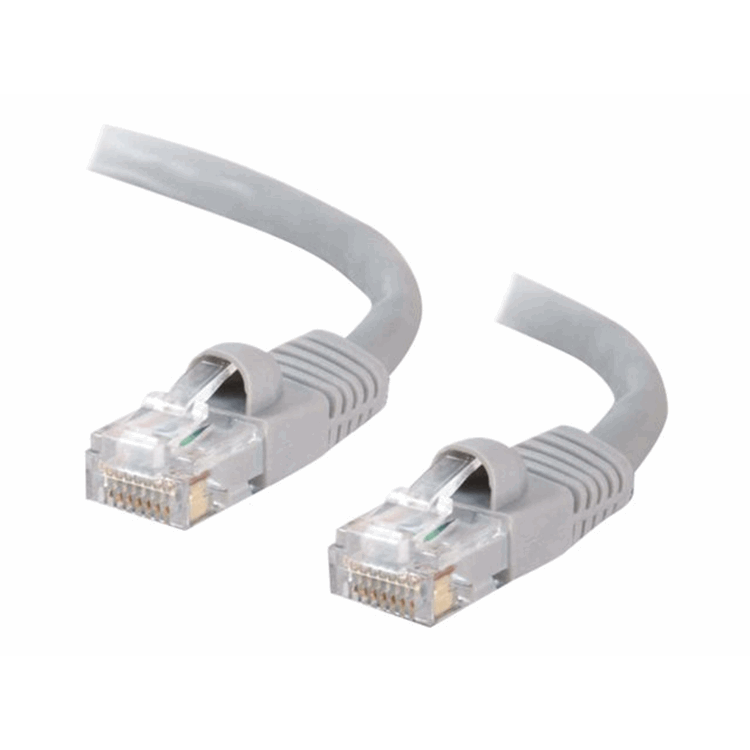 Cbl/3M Mlded/Btd Grey CAT5E PVC UTP PAT Cbl/3M Mlded/Btd Grey CAT5E PVC UTP PAT